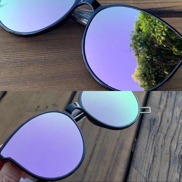 RESTOCKED♡ HD Luxury Gold-Rose Mirrored Sunglasses - Picture 5 of 8